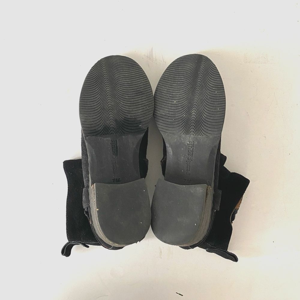 Gentle Souls by Kenneth Cole Women’s Binta Suede Leather Shoes US 7 Biker Boho - Picture 3 of 14